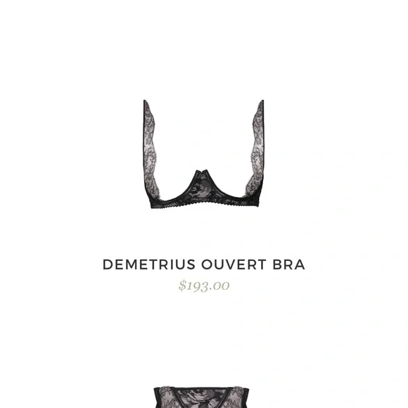 Love day London Black Lace Bra and Panty Hardcore Romance Set - Picture 8 of 8